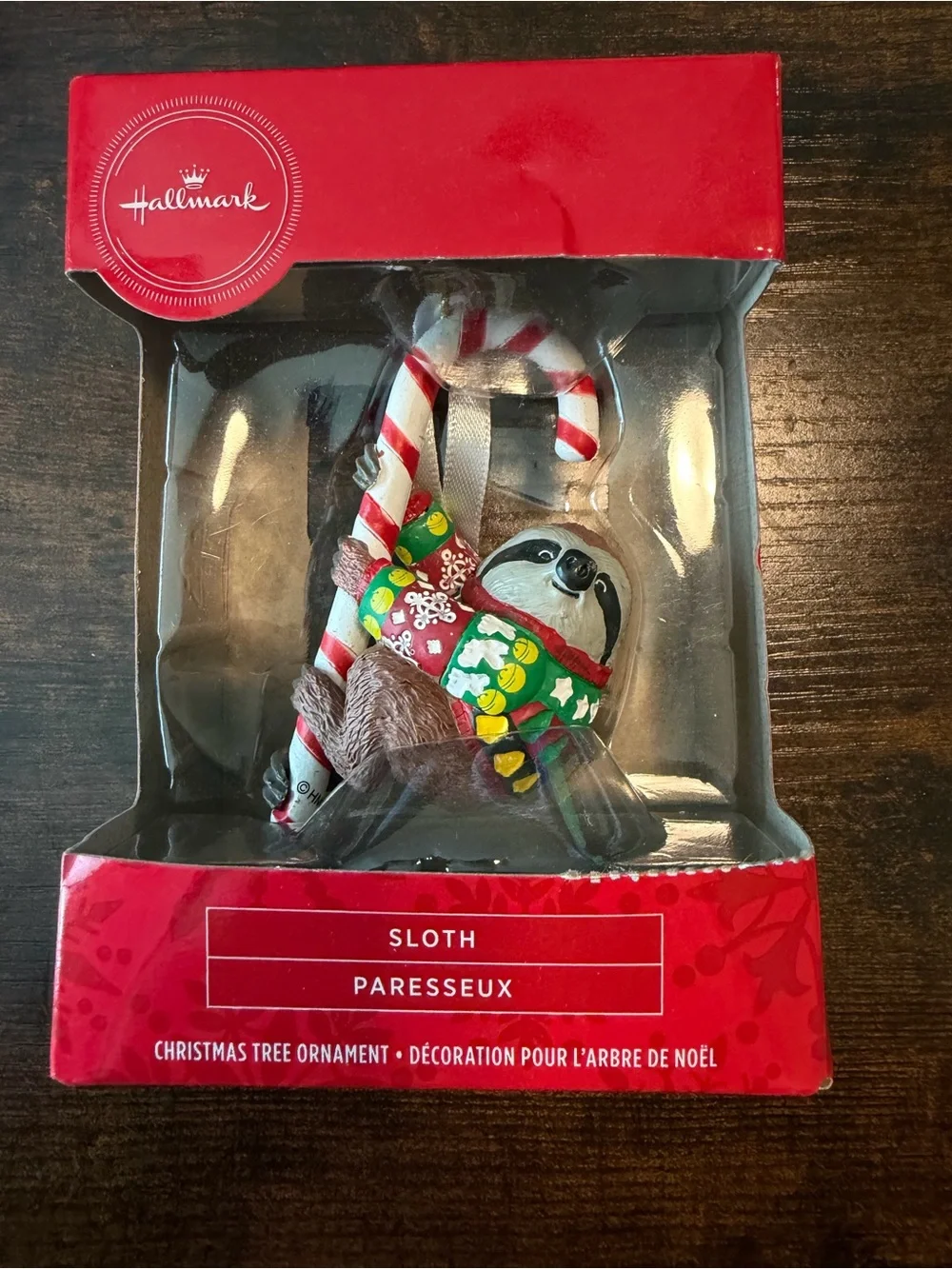 Hallmark red sloth